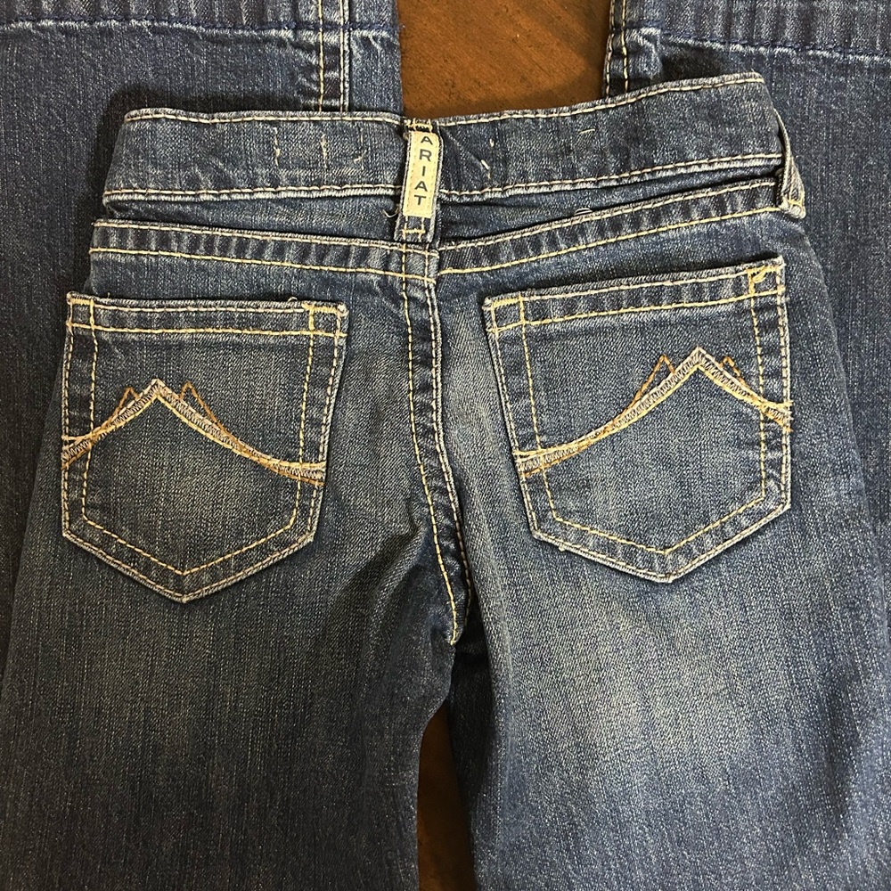 Ariat young girls Dark Blue , Boot Cut Jeans - Picture 8 of 11